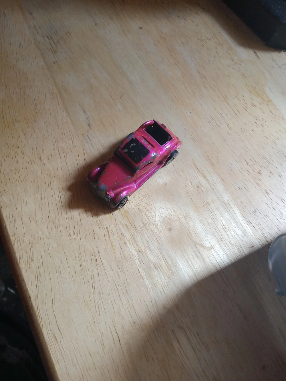 Vintage Red Line Hot Classic 36 Ford Coupe Pink